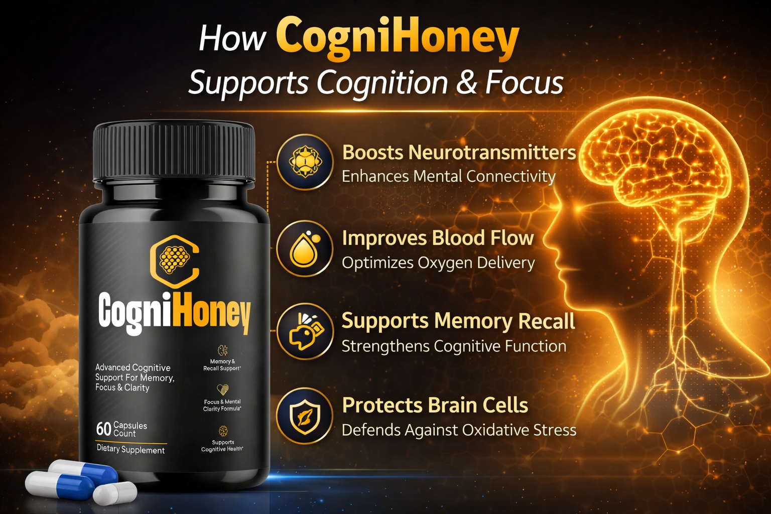 How Cognihoney supports memory, focus, and mental clarity